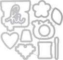 Paper Smooches Wise Dies - Needle Little Love Icons
