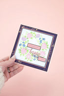 Crafter's Companion Sara Signature Floral Elegance Layering Stencil 5"X5" Floral Wreath*