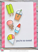Avery Elle Clear Stamp Set 3"x 4" - Cool Treats*
