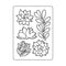 Darice Background Embossing Folder 4.25"x 5.75" - Succulents
