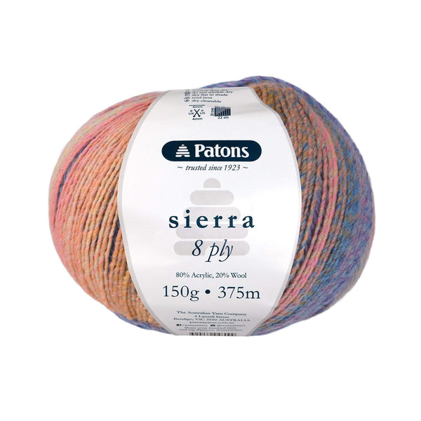 Patons Sierra Yarn 8ply 150g - Sun Road