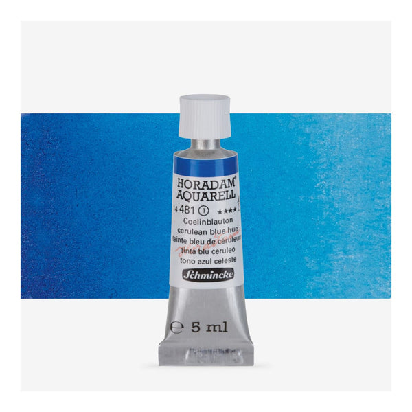 Schmincke Horadam Aquarell Watercolour Paint 5ml - S1 - Cerulean Blue Tone