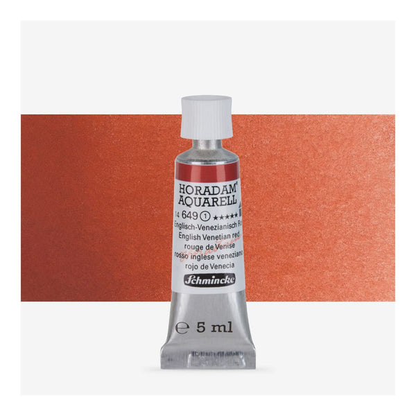 Schmincke Horadam Aquarell Watercolour Paint 5ml - S1 - English Venetian Red