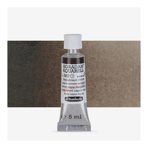 Schmincke Horadam Aquarell Watercolour Paint 5ml - S1 - Sepia Brown Reddish