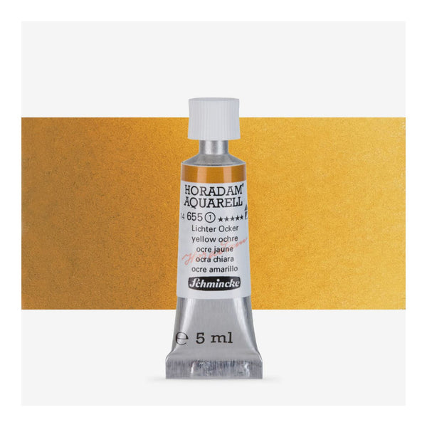 Schmincke Horadam Aquarell Watercolour Paint 5ml - S1 - Yellow Ochre