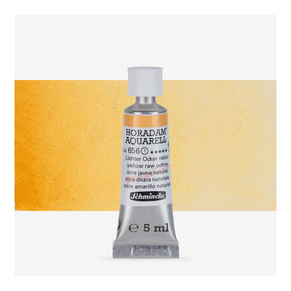 Schmincke Horadam Aquarell Watercolour Paint 5ml - S1 - Yellow Raw Ochre