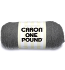 Caron One Pound Yarn – Medium Grey Mix