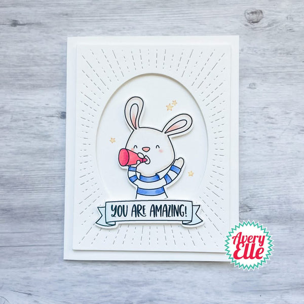 Avery Elle Clear Stamp Set - Shout It Out*