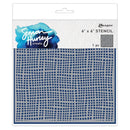 Simon Hurley create. Stencil 6"X6" Bubbly