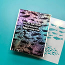 Simon Hurley create. Stencil 6"X6" Fish Frenzy