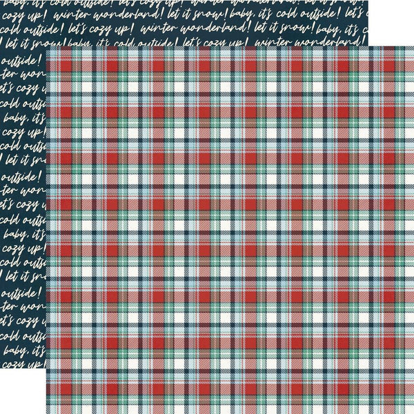Simple Stories Collection Kit 12"X12" Simple Vintage Flannel Season