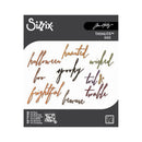 Sizzix Thinlits Die Set 10/Pkg by Tim Holtz - Classic Halloween Handwriting