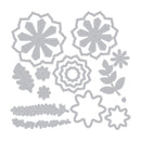 Sizzix Thinlits Die Set by Lisa Jones 15/Pkg - Succulent Wreath