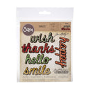 Sizzix Thinlits Die Set by Tim Holtz 10/Pkg – Shadow Script
