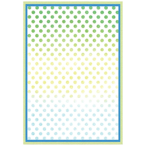 Sizzix 3-D Textured Impressions Embossing Folder w/A6 Stencil By Stacey Park - Rock the Dots