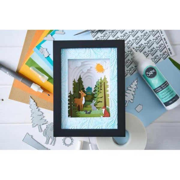 Sizzix 3D Textured A5 Embossing Folder By Eileen Hull - Lacy Leaves