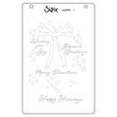 Sizzix A6 Stencil Set By Stacey Park 4/Pkg - A Wreath in Time