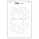 Sizzix A6 Stencil Set By Stacey Park 4/Pkg - A Wreath in Time