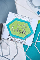 Sizzix Framelits Die Set By Stacey Park 10/Pkg - Fanciful Framelits Reversed, Belinda Stitched Hexagons
