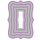Sizzix Framelits Die Set By Stacey Park 8/Pkg - Fanciful Framelits Reversed, Doris Dotted Top Note