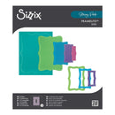 Sizzix Framelits Die Set By Stacey Park 8/Pkg - Fanciful Framelits Reversed, Doris Dotted Top Note