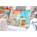 Sizzix Studio A5 Clear Stamp and Stencil Set By Mark Montano - Build It