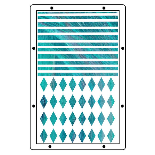 Sizzix Studio A5 Clear Stamp and Stencil Set By Mark Montano - My Favorite Things