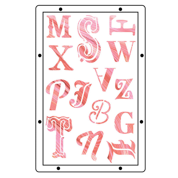 Sizzix Studio A5 Clear Stamp and Stencil Set By Mark Montano - My Favorite Things