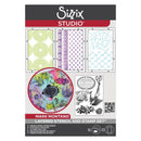 Sizzix Studio A5 Clear Stamp and Stencil Set By Mark Montano - Stitches