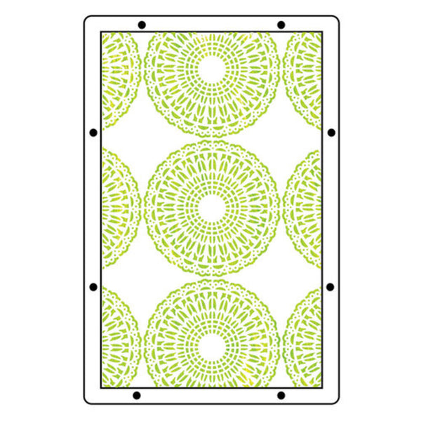 Sizzix Studio A5 Clear Stamp and Stencil Set By Mark Montano - Stitches