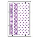 Sizzix Studio A5 Clear Stamp and Stencil Set By Mark Montano - Stitches