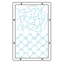Sizzix Studio A5 Clear Stamp and Stencil Set By Mark Montano - Stitches