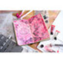 Sizzix Studio A5 Clear Stamp and Stencil Set By Mark Montano - Stitches