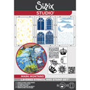 Sizzix Studio A5 Clear Stamp and Stencil Set By Mark Montano - Weather Wonder