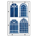 Sizzix Studio A5 Clear Stamp and Stencil Set By Mark Montano - Weather Wonder