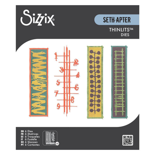 Sizzix Thinlits Die Set By Seth Apter 6/Pkg - Stretchers