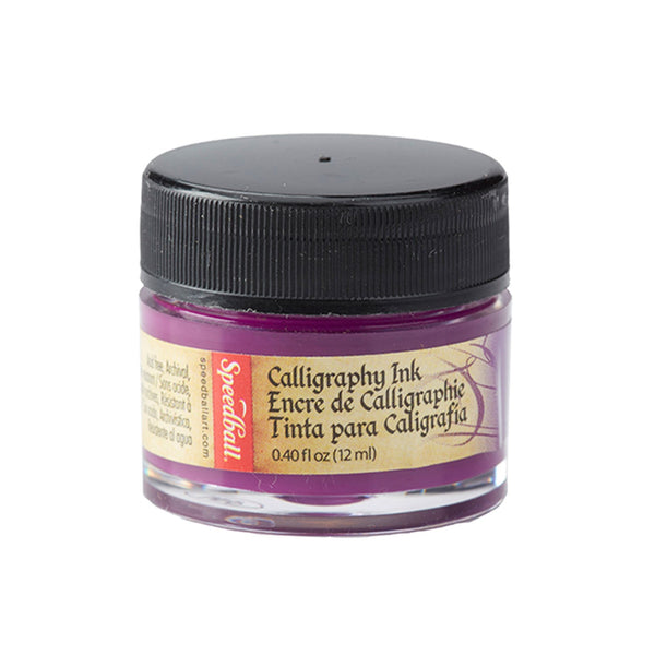 Speedball Calligraphy Acrylic Dip Ink 12ml - Deep Purple
