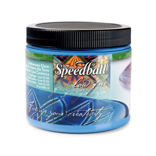Speedball Low Fire Earthenware Glaze 480ml - Royal Blue