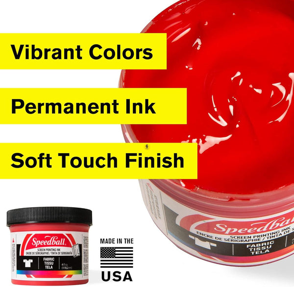 Speedball Fabric Screen Printing Ink 236ml - Peacock Blue