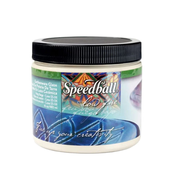 Speedball Low Fire Earthenware Glaze 480ml - Bright White