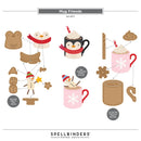 Spellbinders Die, Stamp & Stencil Bundle - Merry Mugs & Kisses