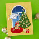 Spellbinders Etched Dies by Yana Smakula - Christmas Cats Window View
