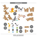 Spellbinders Etched Dies by Yana Smakula - Christmas Cats