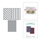 Spellbinders All About Christmas Etched Die Set by Lisa Horton - Lots of Stripes