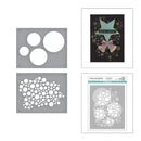 Spellbinders All About Christmas Stencil Set by Lisa Horton - Lots of Circles