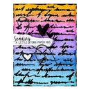 Spellbinders Beautifully Imperfect Etched Dies - Deckled Edge Script
