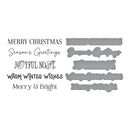Spellbinders BetterPress Plate & Die Set - Merry Messages