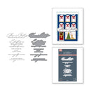 Spellbinders BetterPress Plate & Die Set by Yana Smakula - Christmas Cheer Sentiments