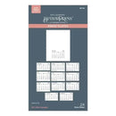 Spellbinders BetterPress Plate Set - DIY 2026 Calendar