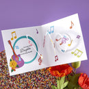 Spellbinders Bibi's Musical Notes Clear Stamp Set By Bibi Cameron - Family Musical Mix Greetings
